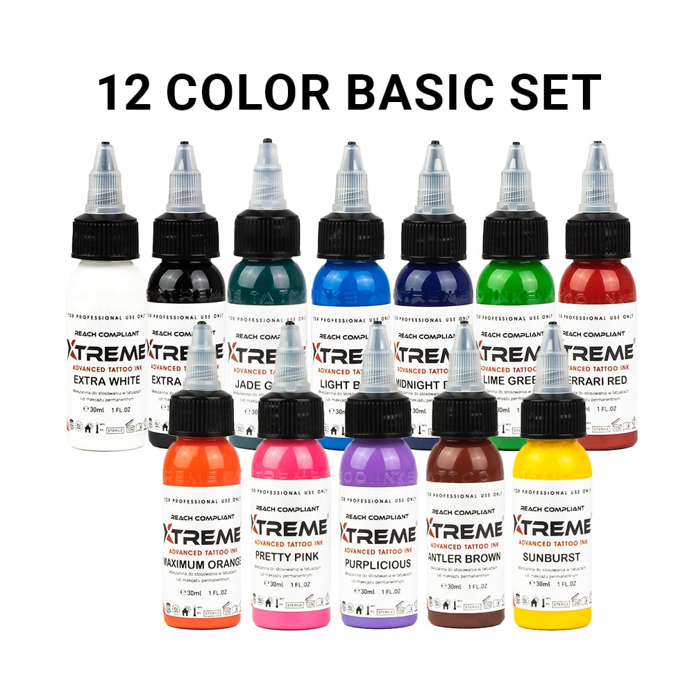 Encres XTreme Ink - 12x30ml - 12 COLOR SET