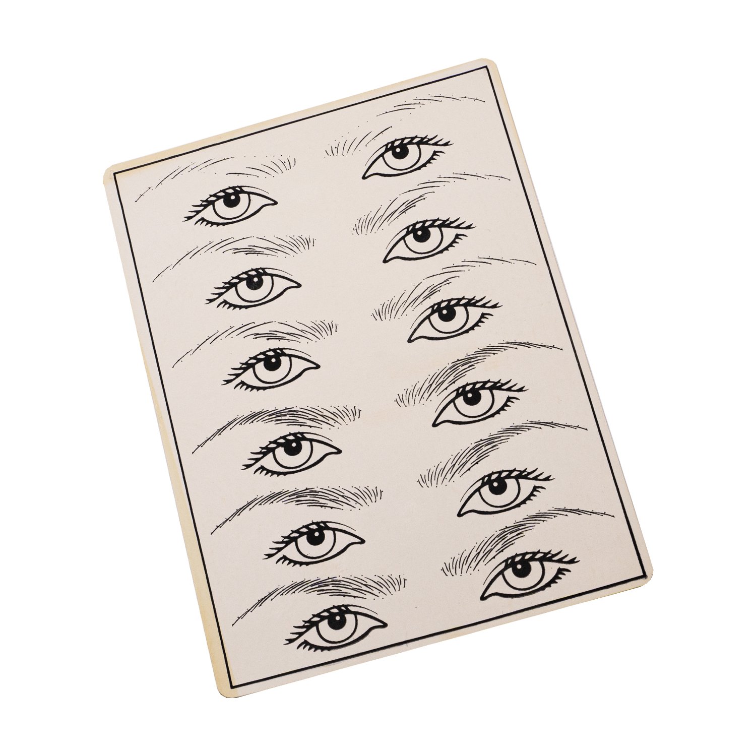 PEAU D'ENTRAÎNEMENT SOURCILS - 20x15x h.0,15cm