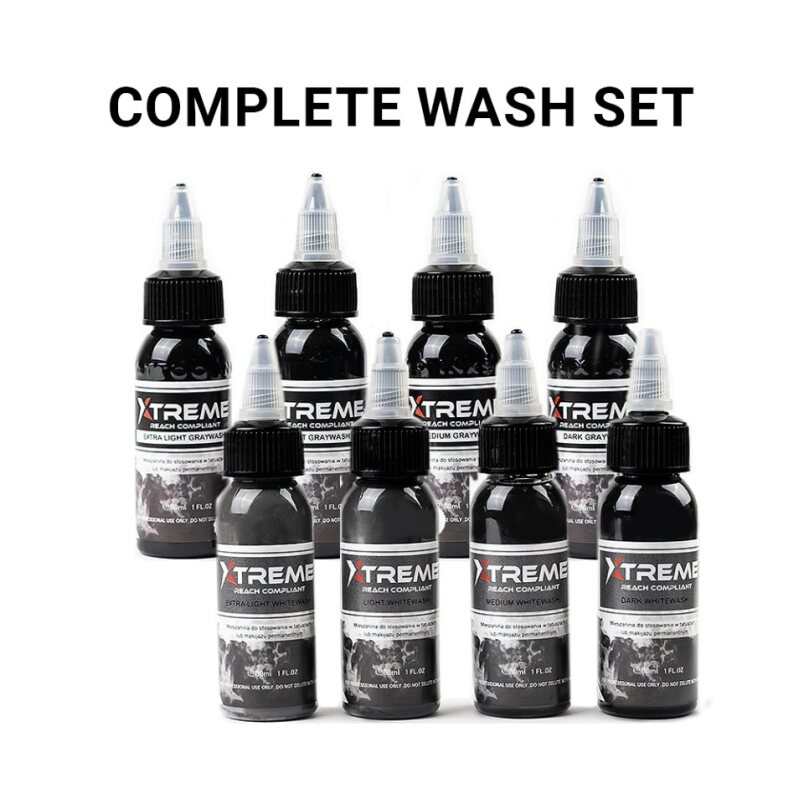 Encres XTreme Ink - 8x30ml - COMPLETE WASH SET