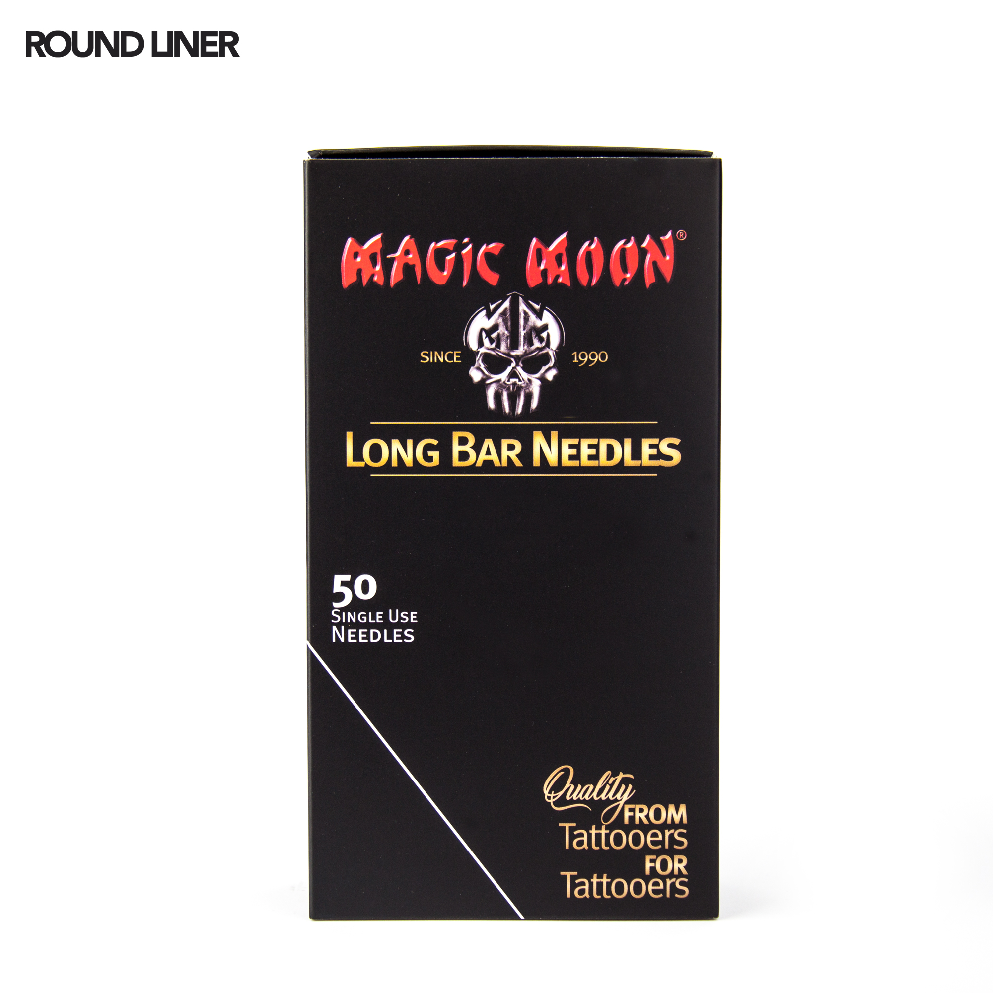 AIGUILLES MAGIC MOON 50 unités 12RL 0,35mm Long Taper