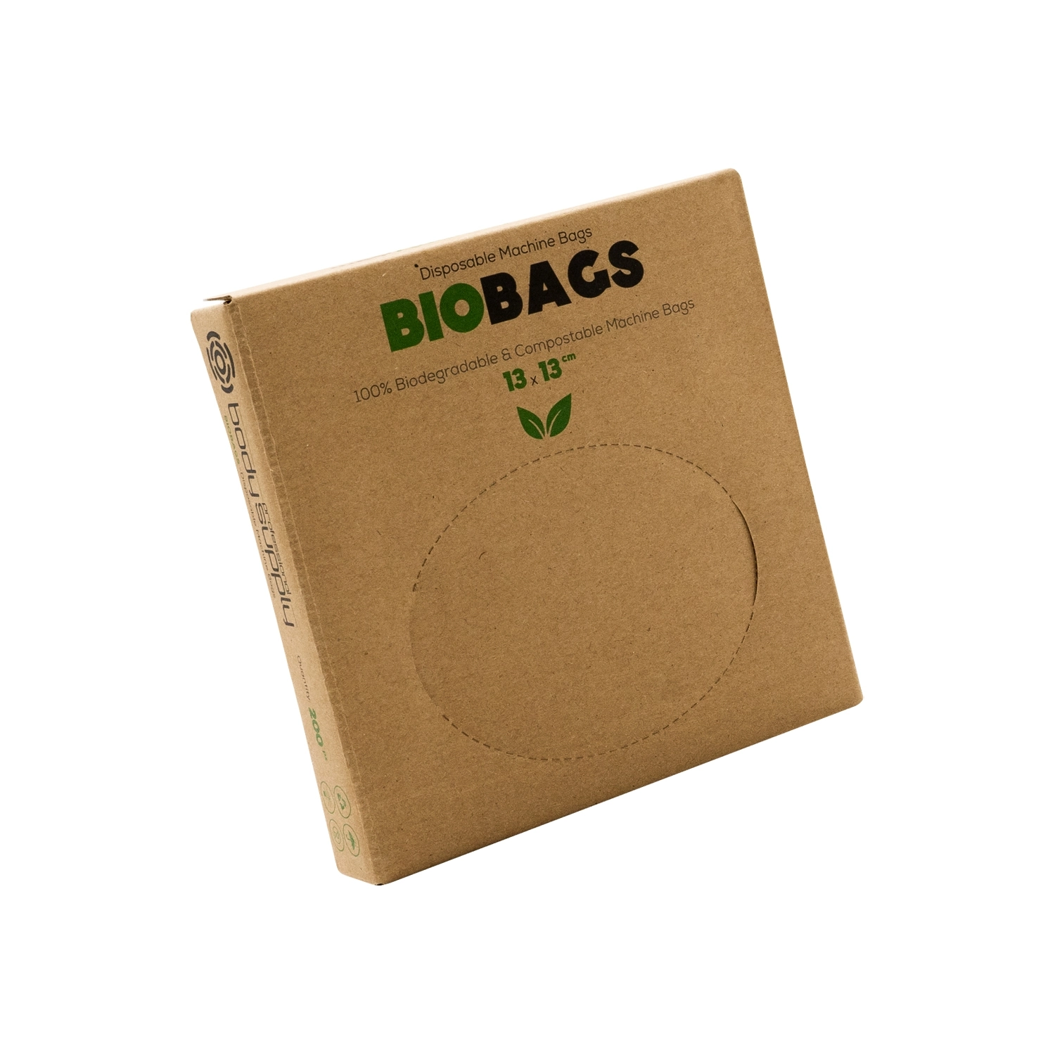 BodySupply Biodegradable Machine Bags 200 unités - 13x13cm