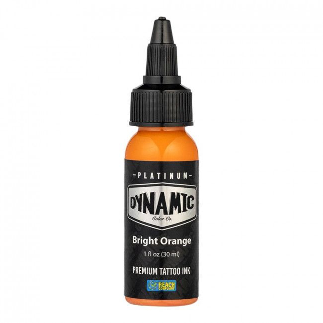 ENCRE DYNAMIC PLATINUM TATTOO INK - BRIGHT ORANGE 30ml - CONFORME REACH