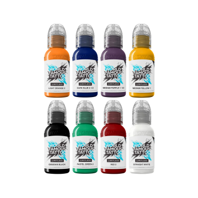 Encres World Famous Limitless 8x30ml - Set 1 Primary Colours