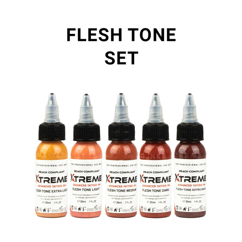 Encres XTreme Ink - 5x30ml - FLESH TONE SET