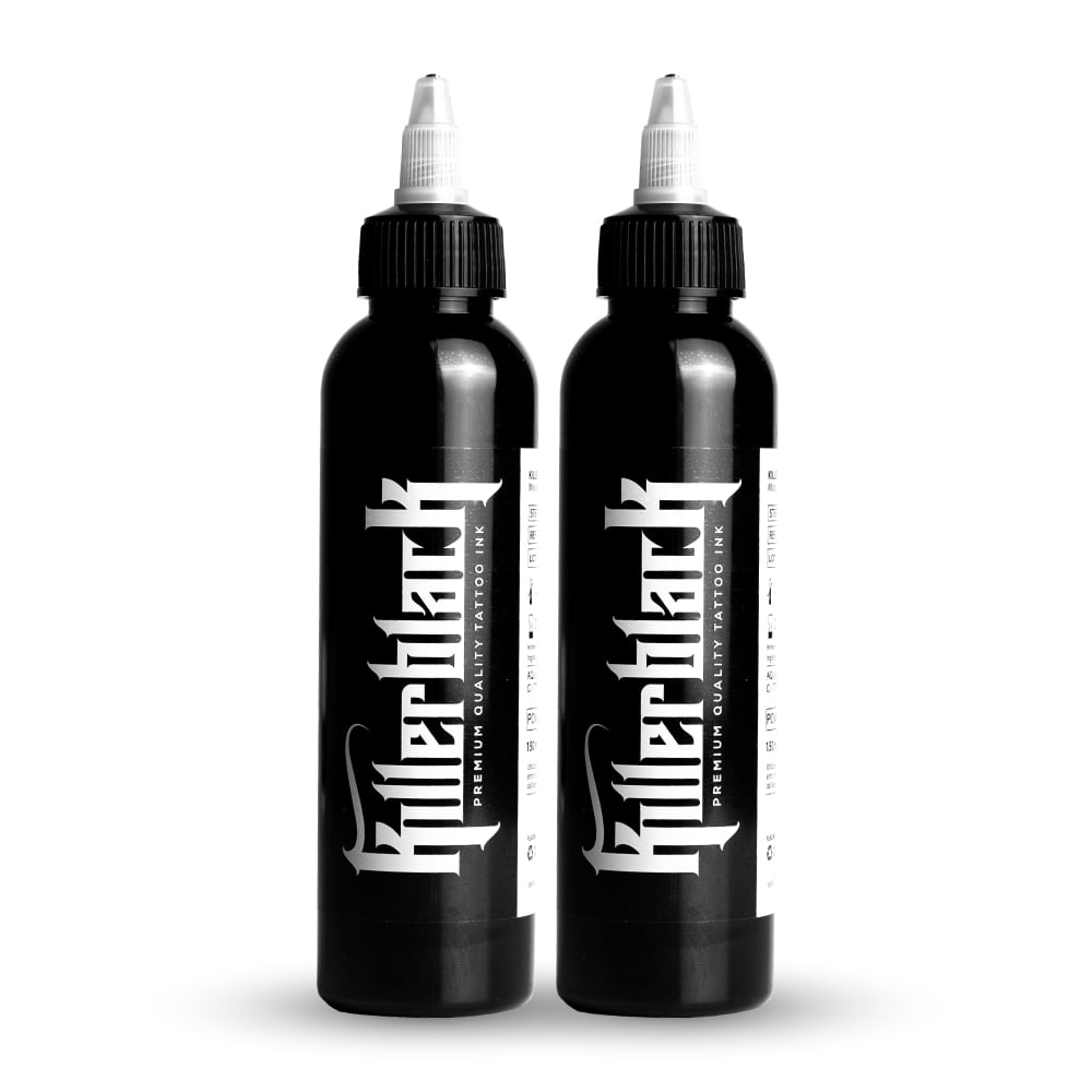 ENCRES KILLERBLACK - LINING BLACK + POWERFUL BLACK- 2X150ml - EUROPE