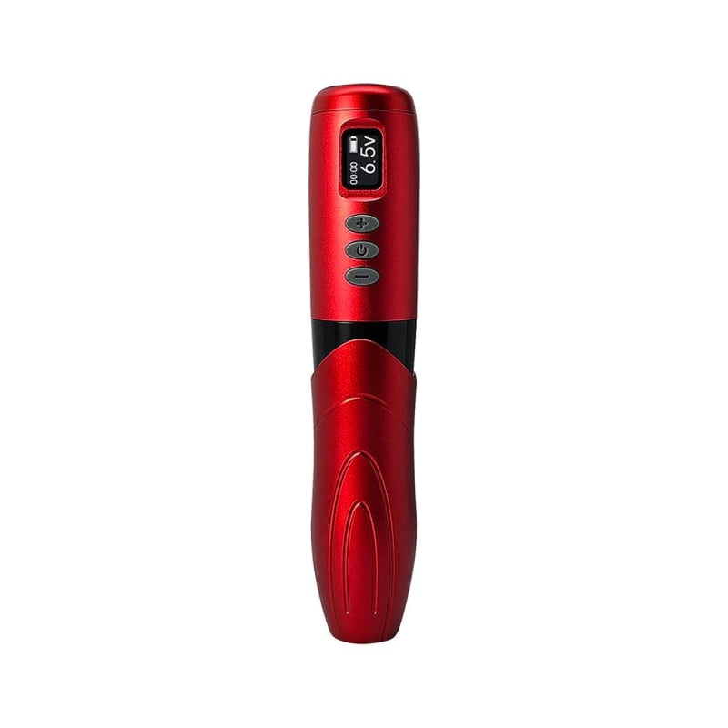 MACHINE SANS FIL HUMMINGBIRD BRONC TATTOO PEN - ROUGE