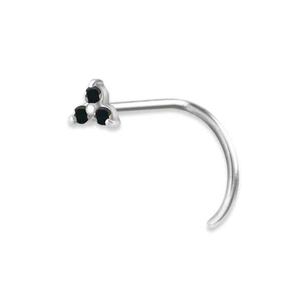 TRINITY CURVED NOSE STUD