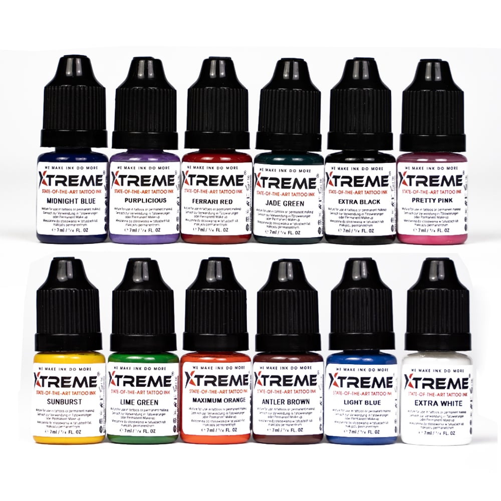 Encres XTreme Ink - 12x7ml - 12 COLOR SET