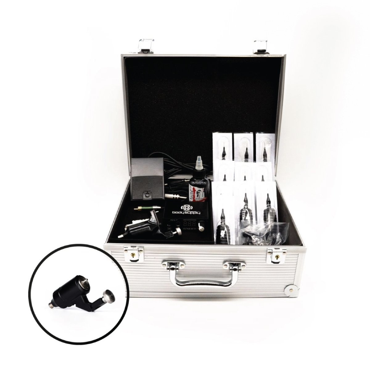 KIT DE TATOUAGE INTERMEDIAIRE - MACHINE DIAMOND DIRECT NOIRE