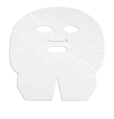 Masque visage blanc TNT 25cm - Polybag 100 unités