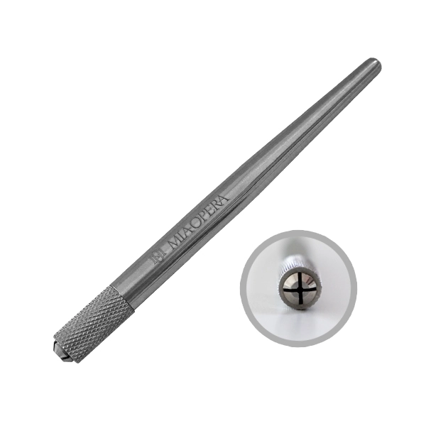 Porte-stylo en acier inoxydable MiaOpera MicroBlading - Classic