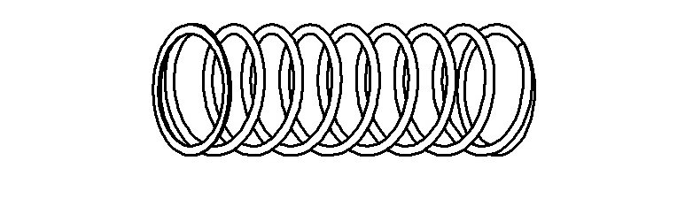 RESSORT DE PISTON INTÉRIEUR POUR MACHINE À ENCRE STANDARD