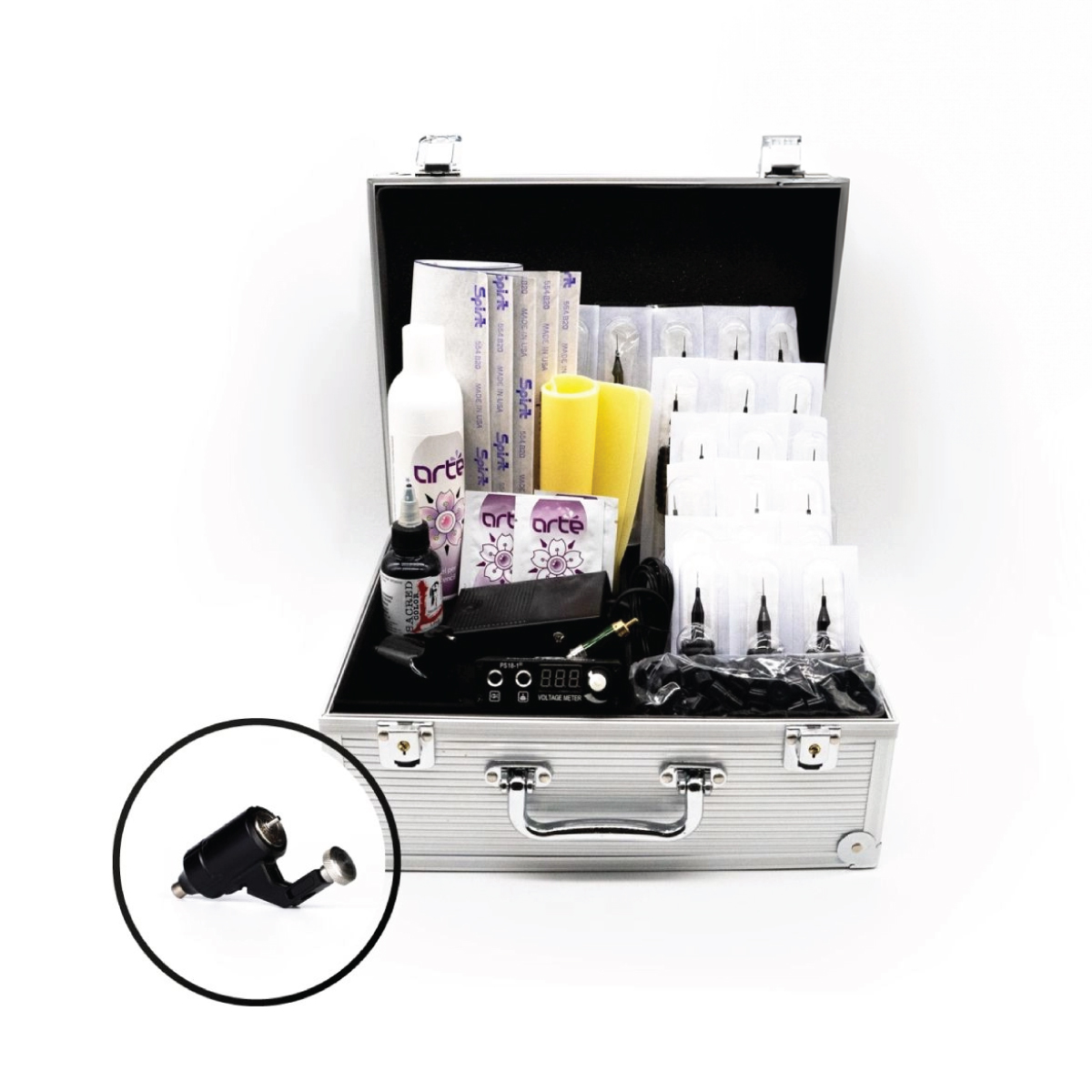 KIT DE TATOUAGE AVANCÉ - MACHINE DIAMOND DIRECT NOIRE