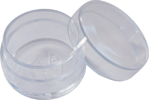 POTS EN PLASTIQUE TRANSPARENT VIDES - 40x25mm