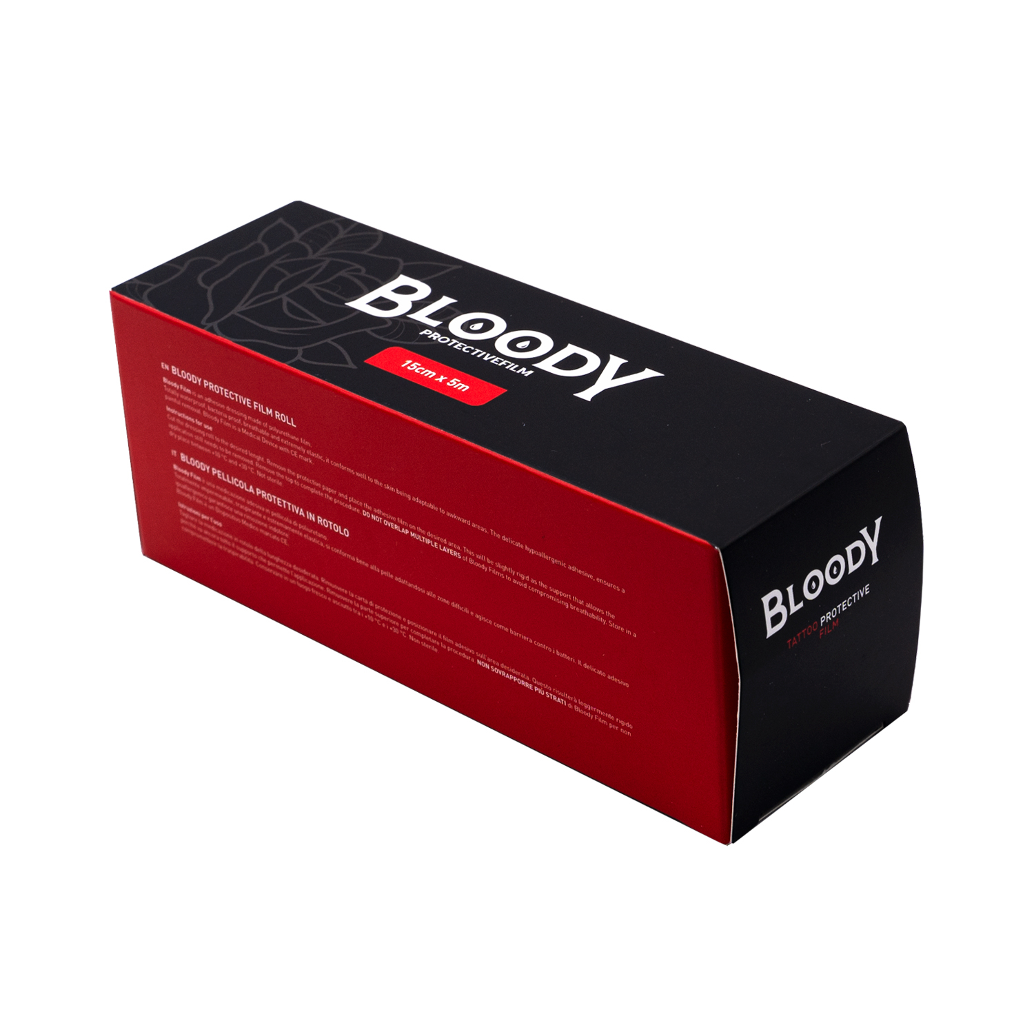 Film pour tatouage Bloody - Rouleau - 15cm x 5mt