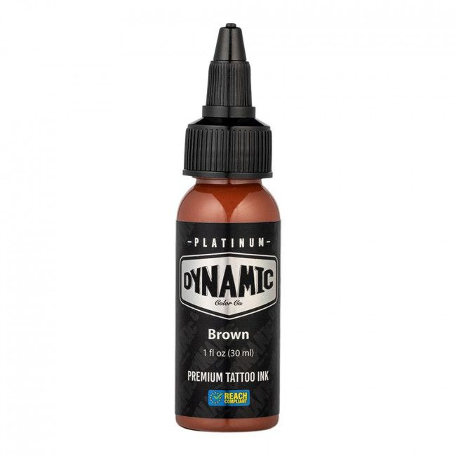 ENCRE DYNAMIC PLATINUM TATTOO INK - BROWN 30ml - CONFORME REACH