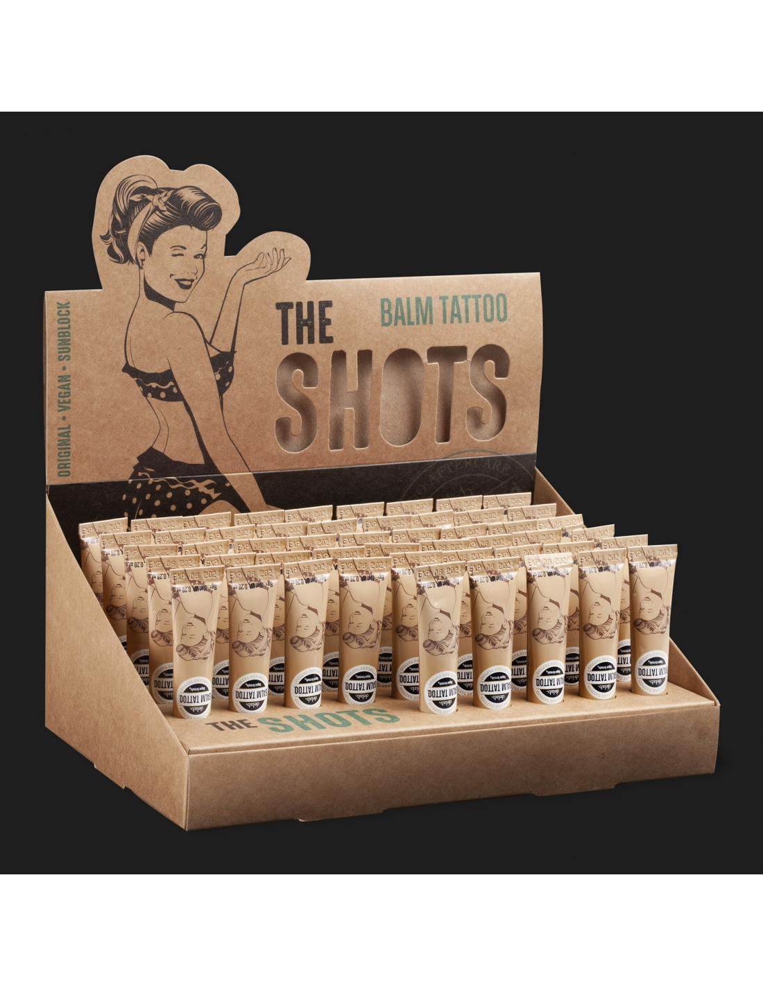 Baume Balm Tattoo The Shots Vegan 8gr - 50 unités