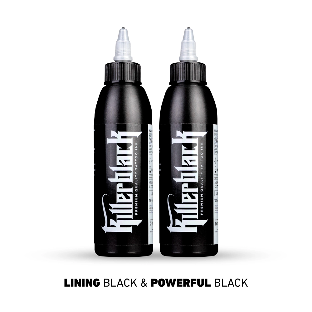 ENCRES KILLERBLACK - LINING BLACK + POWERFUL BLACK- 2X150ml - EUROPE