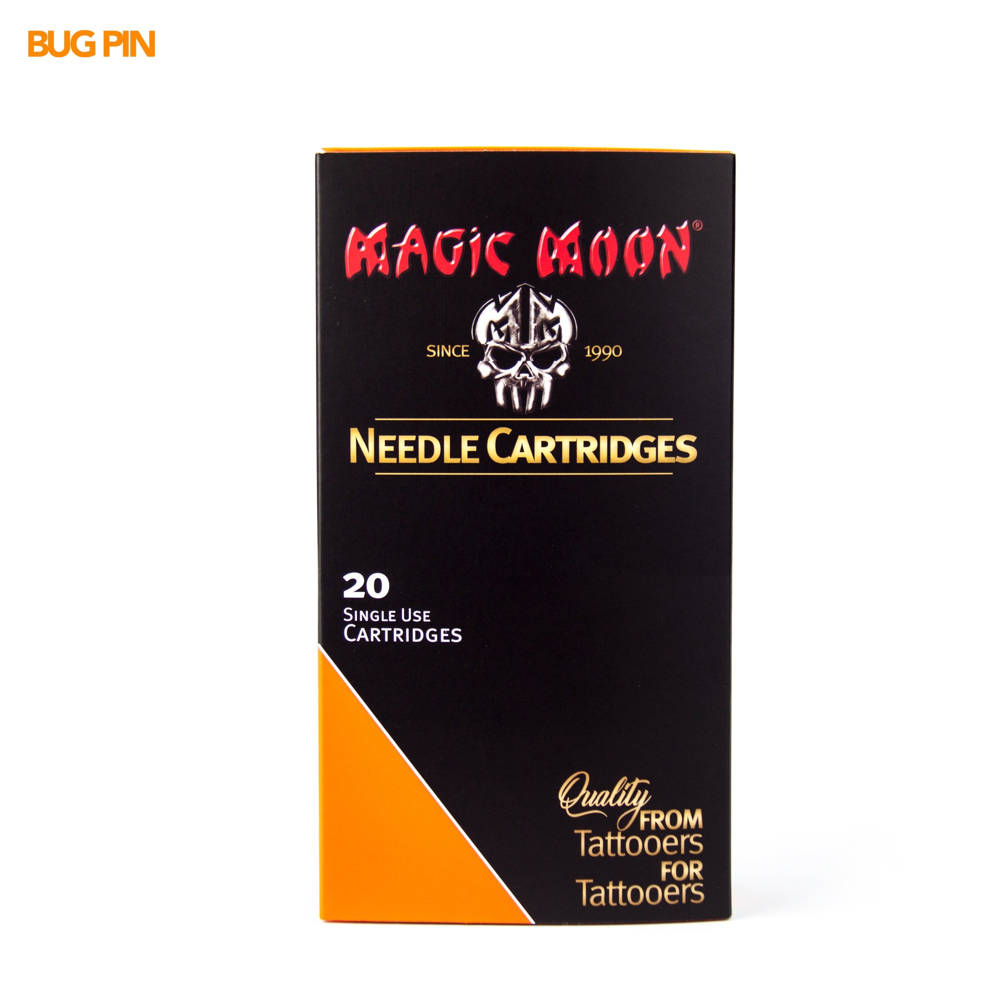 CARTOUCHES MAGIC MOON 20 unités 17RM Bugpin 0,30mm Extreme Long Taper