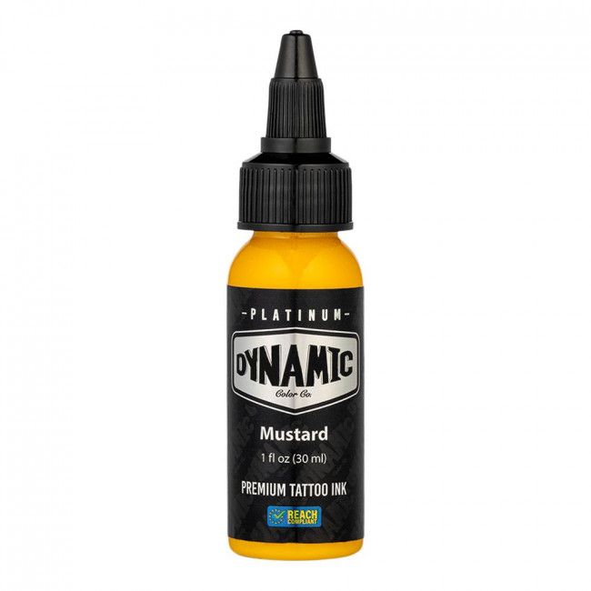 ENCRE DYNAMIC PLATINUM TATTOO INK - MUSTARD 30ml - CONFORME REACH