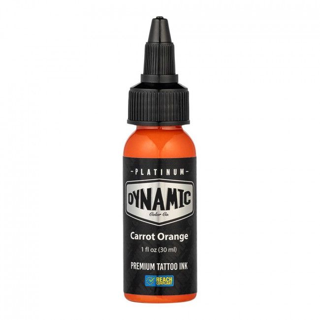 ENCRE DYNAMIC PLATINUM TATTOO INK - CARROT ORANGE 30ml - CONFORME REACH