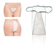 Slips Femme Blanc - seul paquet - Polybag 100 unités