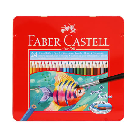 CRAYONS AQUARELLE FABER CASTELL 24 unités