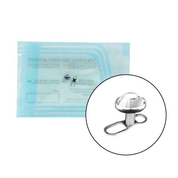 TT STERILE JEWEL OPEN STYLE DERMAL ANCHOR